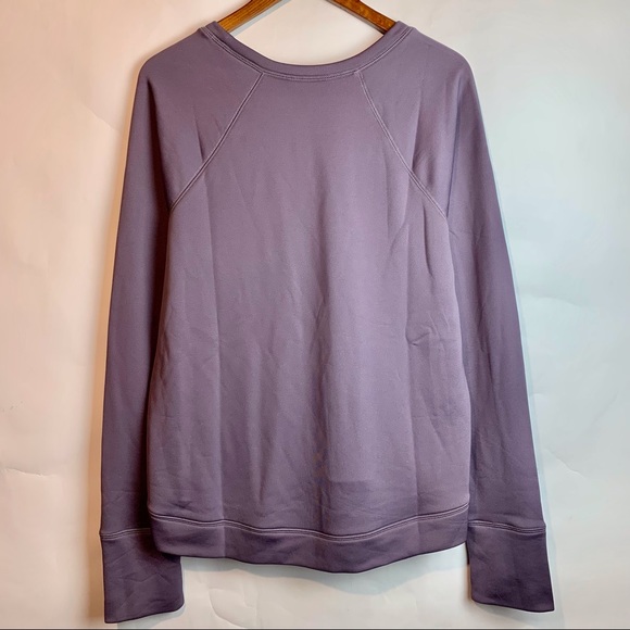 Banana Republic NWT Raglan Sweatshirt Quick Dry Ultraviolet Protection Lavender - Picture 4 of 5